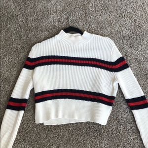Pacsun white mock neck sweater size XS